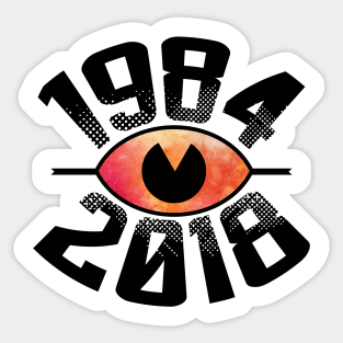 1984 Orwell 2018 Sticker